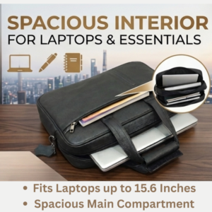Executive Leather Laptop Bag