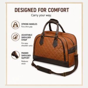 Dezire Fancy Heritage Quilted Travel Duffle Bag