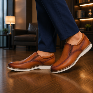 Dezire UrbanEase Premium Leather Slip-On