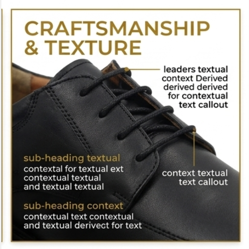 Dezire Executive Comfort Leather Derby Shoes - Image 4