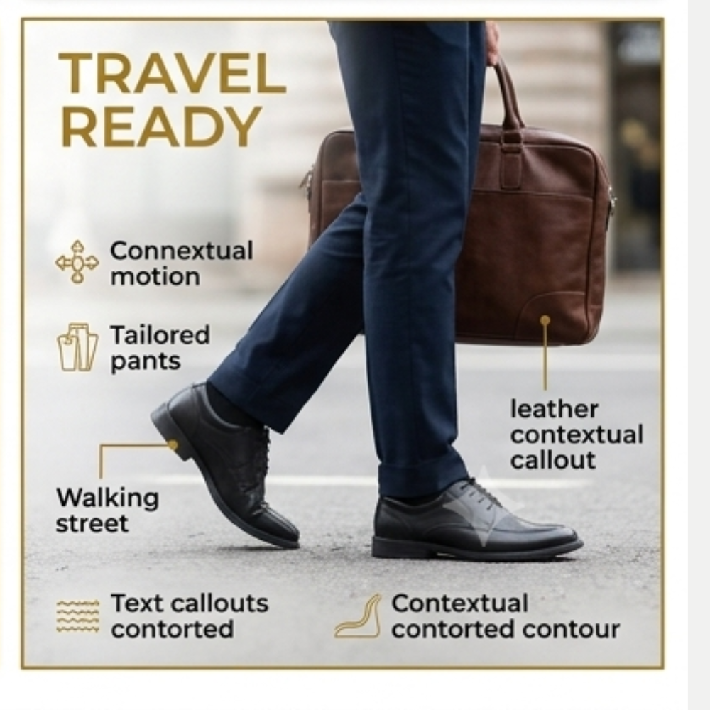 Dezire Executive Comfort Leather Derby Shoes - Image 6