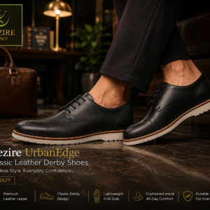 Dezire UrbanEdge Classic Leather Derby Shoes